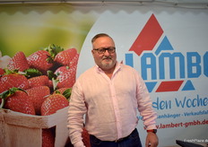 Marko Haag from Lambert GmbH, a manufacturer of mobile sales and sun protection systems.
